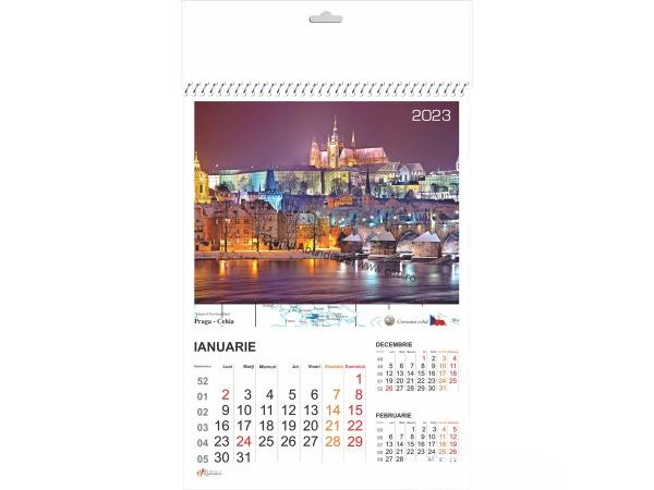 Calendar A3 Capitale Europene - 2023