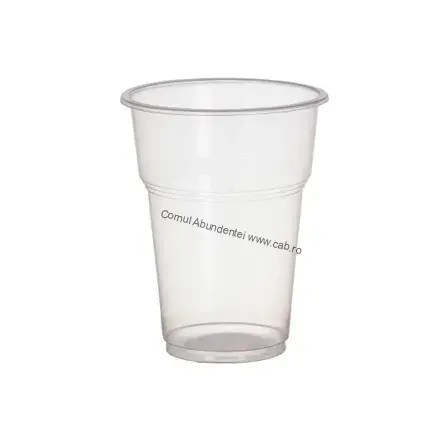 Pahar plastic 250 ml, 50/set