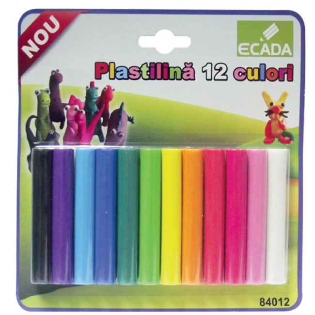 Plastilina ECADA 12/set
