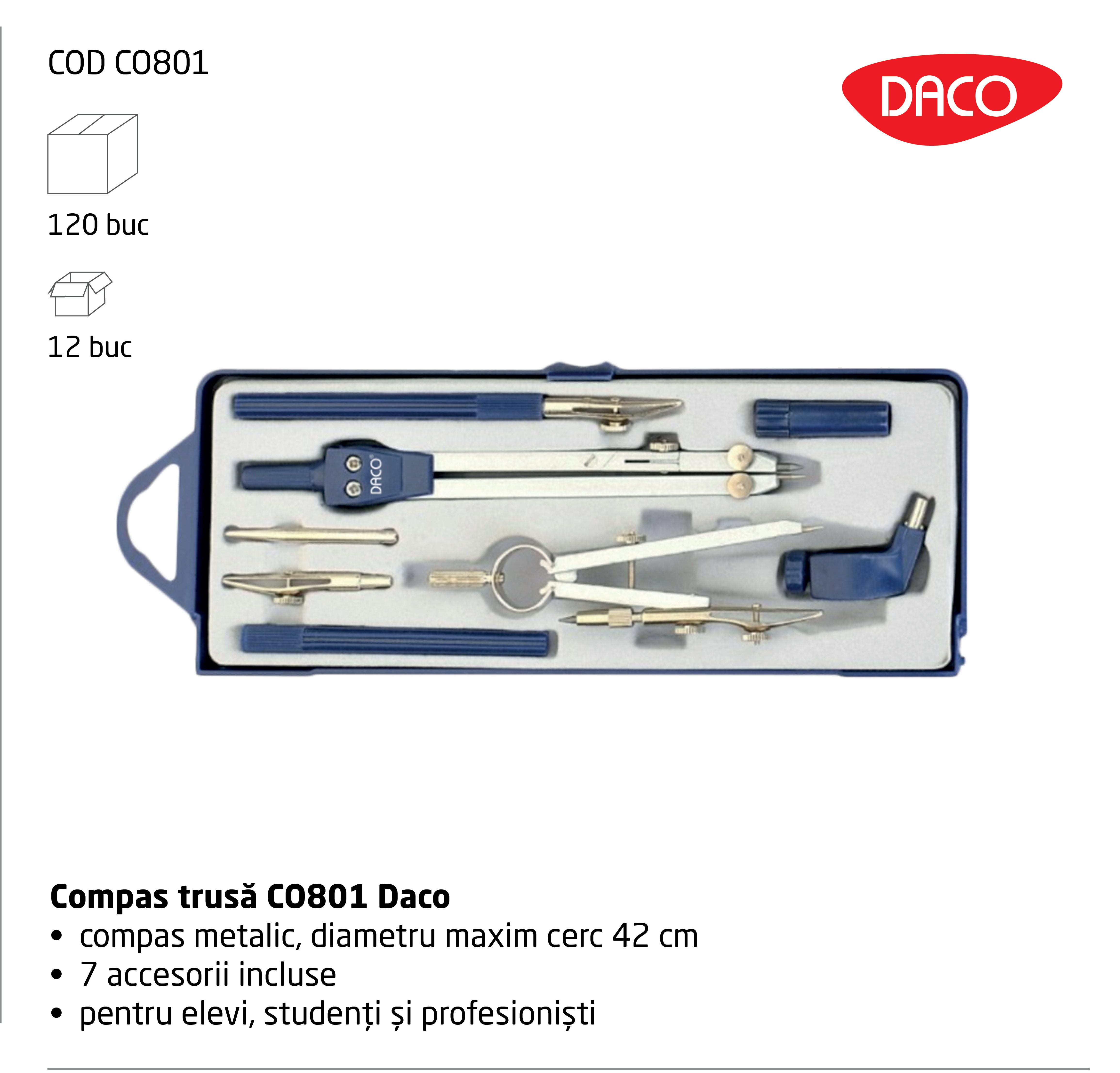 Trusa compas DACO