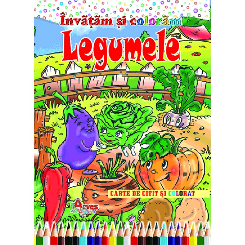 Învățăm și colorăm LEGUMELE