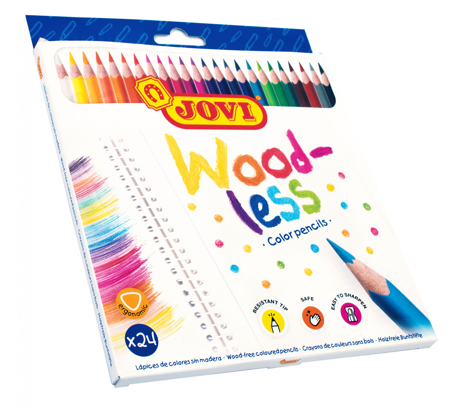 Creioane colorate JOVI 24 culori/set
