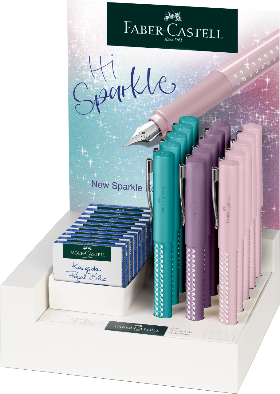 Stilou metalic Faber Castell SPARKLE