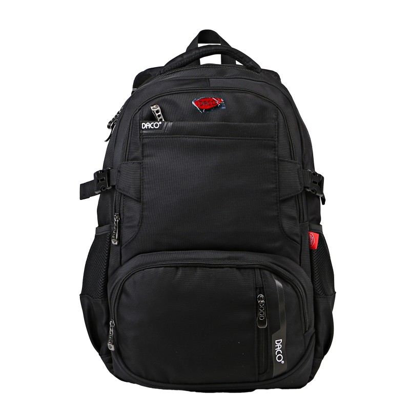 Ghiozdan DACO 46 cm Negru/Bleu
