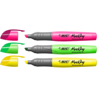 Textmarker Bic Brite Liner Grip