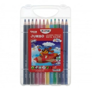 Creion color Jumbo12/set Fatih